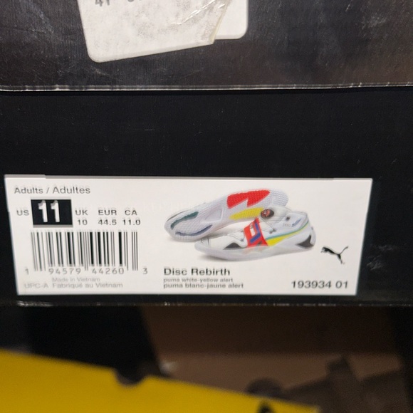 Puma “Disc Rebirth” Men’s Size 11 US *New with og Box”  193934 01 - Picture 12 of 12